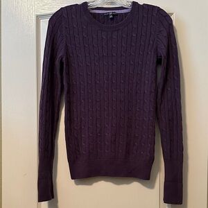 GAP Deep Purple Crew Neck Sweater NWOT!